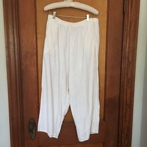 Boho FLAX Linen Capri Pants